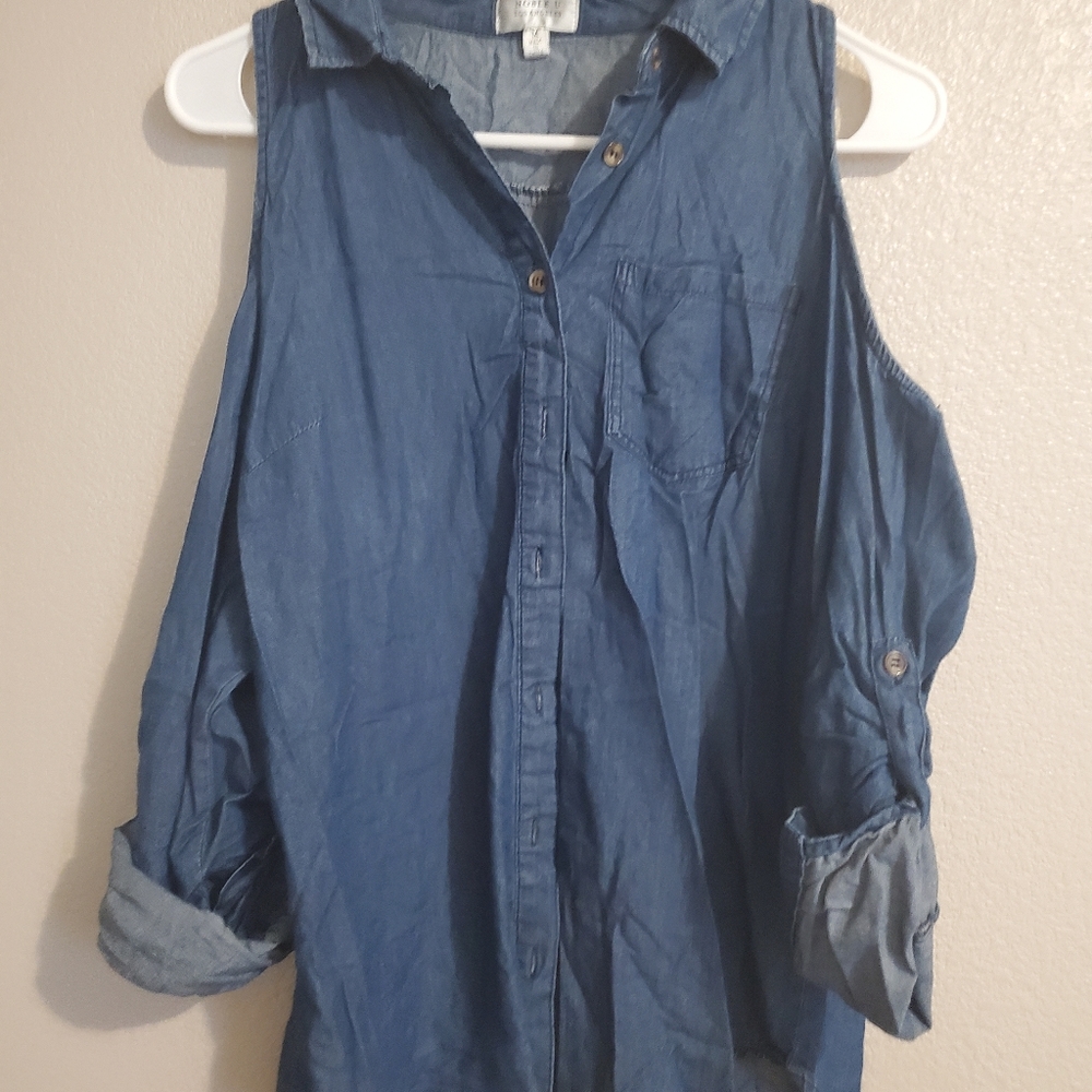 Womens jean shirt NEW